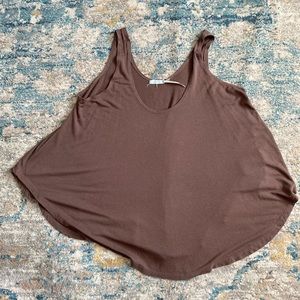 URBAN OUTFITTERS Brown swing tank top